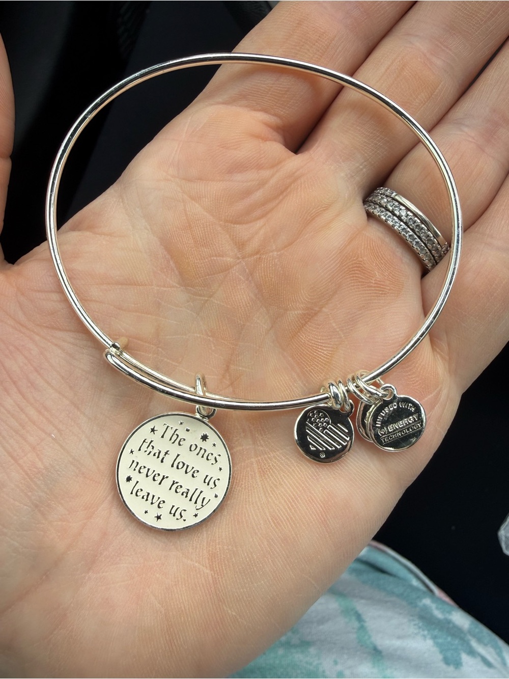 Harry Potter™ 'The Ones That Love Us' Charm Bangle - Picture 2 of 2